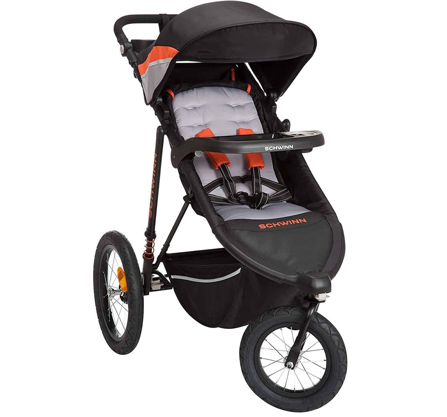 schwinn interval 2 in 1 jogging stroller image